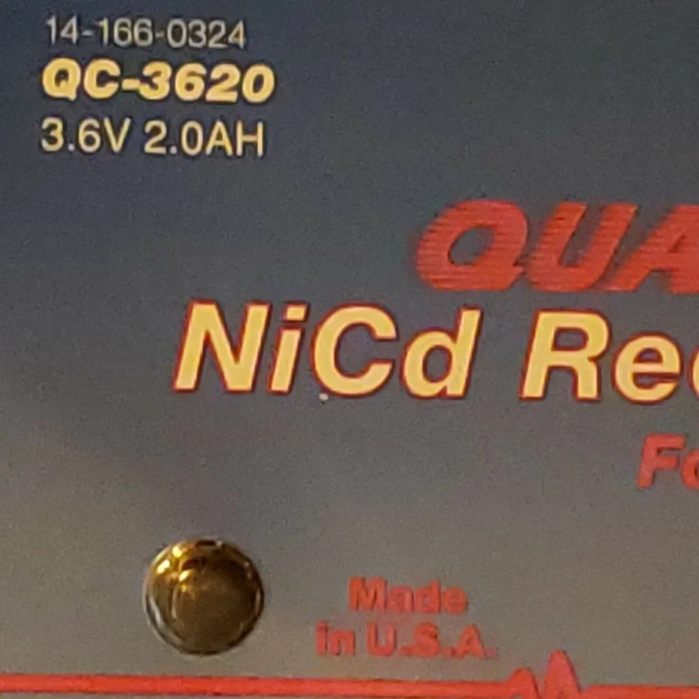 Camcorder Battery For Sharp Video Cameras Quantaray QC-3620 NiCd Rechargeable
